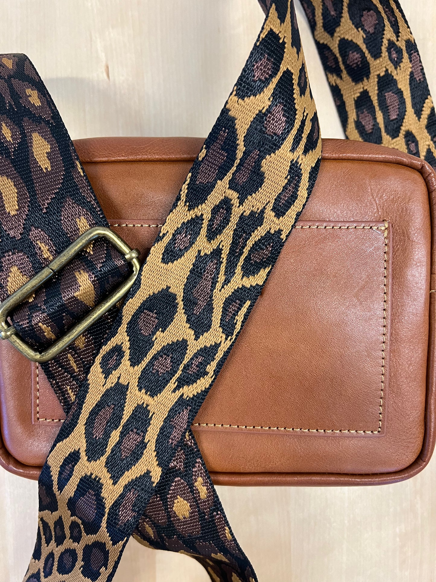 Brown & Black Leopard Strap