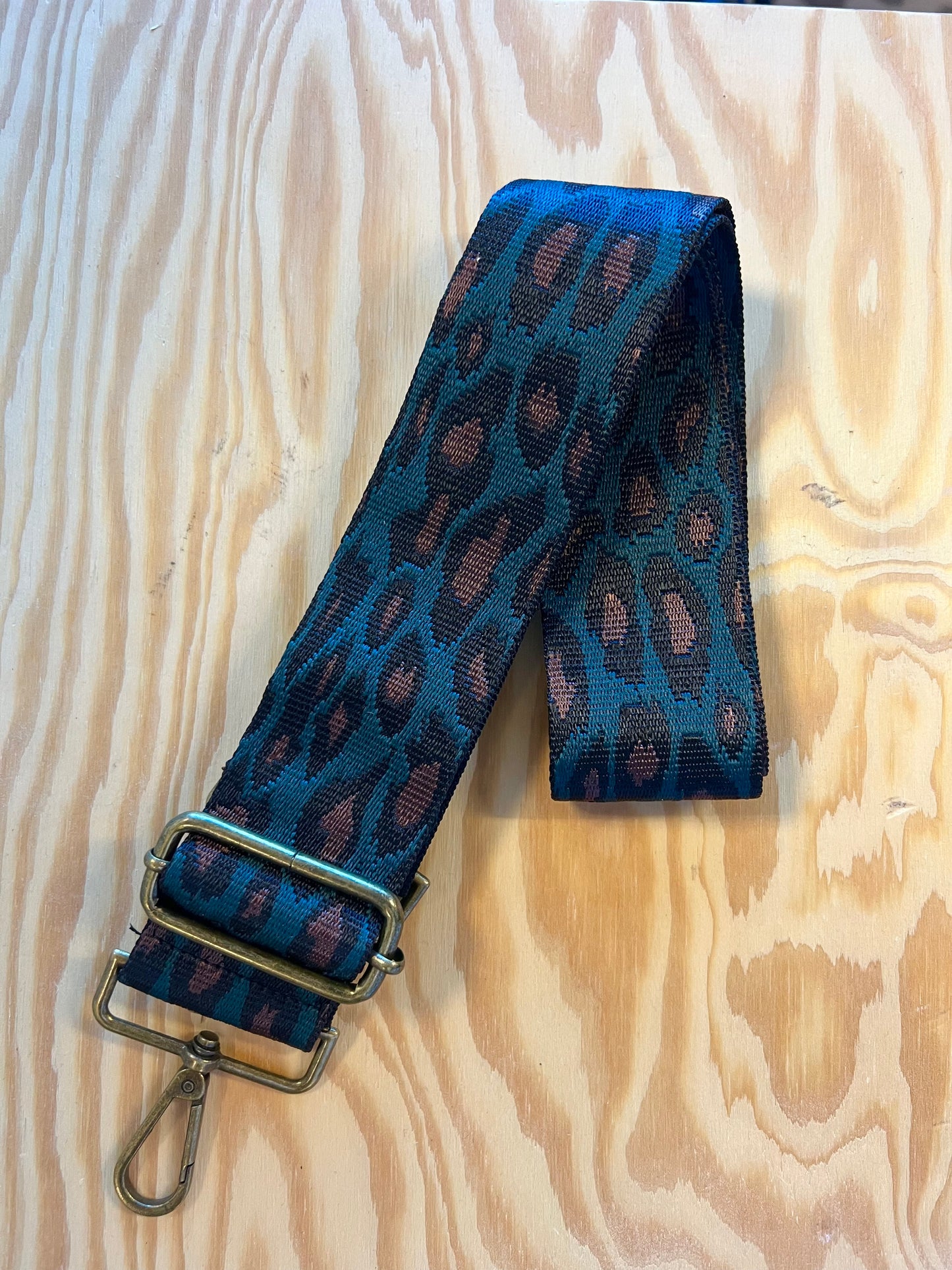 Green and Brown Cheetah Strap