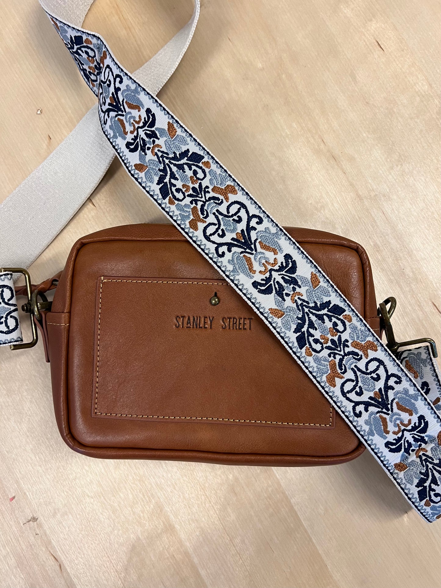 Navy & Brown Strap