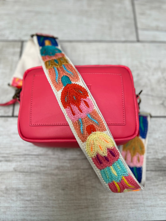 Bright Spring Flowers Bag Strap